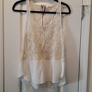 Lace tank top
